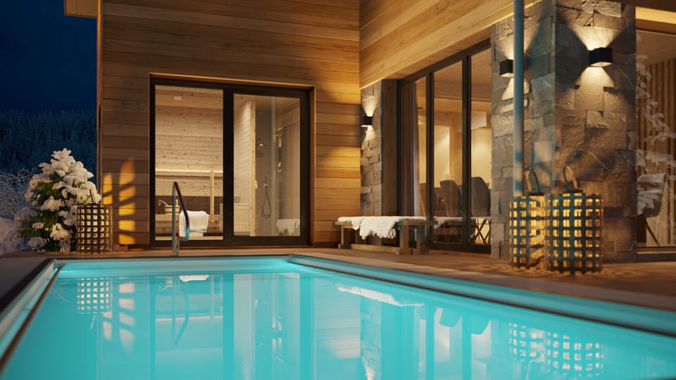 Premium Chalet mit 6 Schlafzimmern, Sauna & Pool | Pool