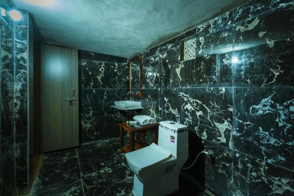 Tent, Balcony, Resort View | Bathroom | Shower, free toiletries, hair dryer, soap