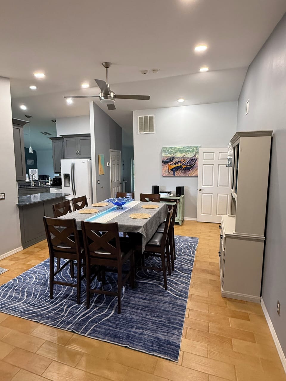 Dining and kitchen view