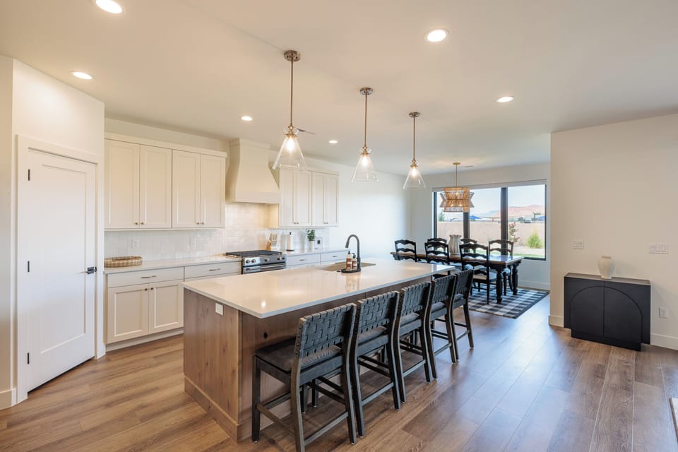 Main Kitchen and Dining Area