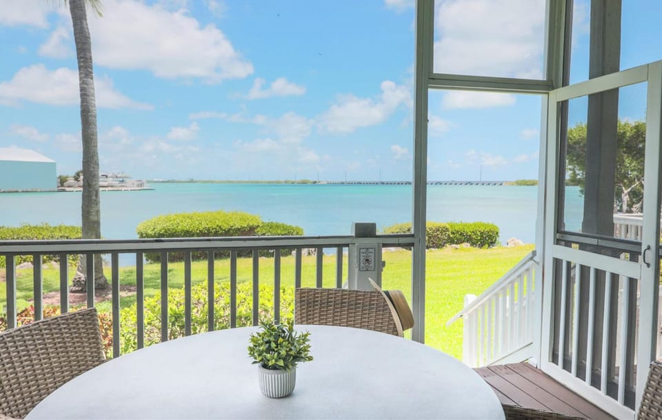 Soak in breezy ocean views from your private balcony.