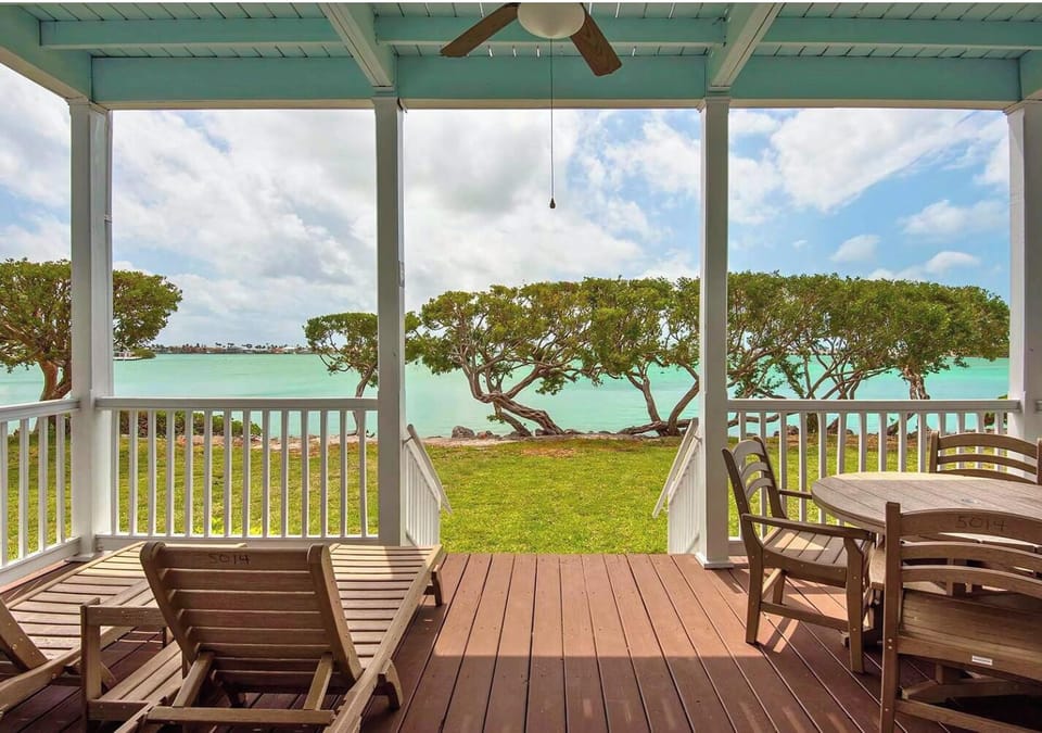 Unwind on the shaded deck with sweeping ocean breezes.