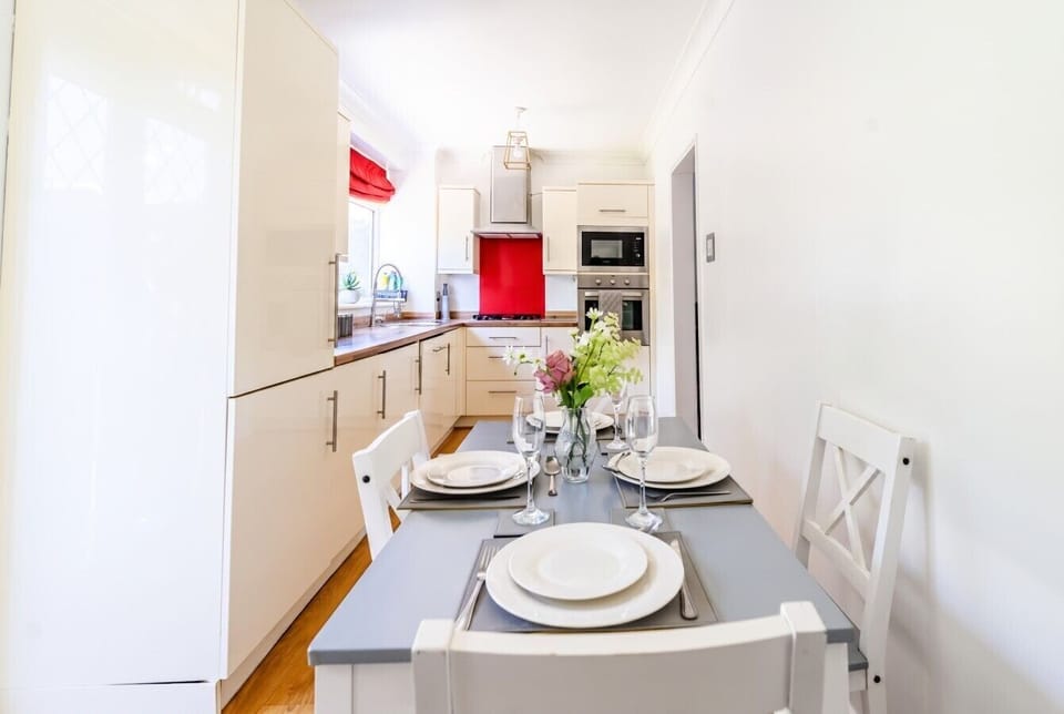Gather round the dining table for morning coffee and relaxed evening meals