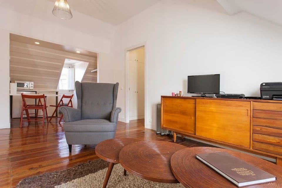 Open space with kitchenette in the back