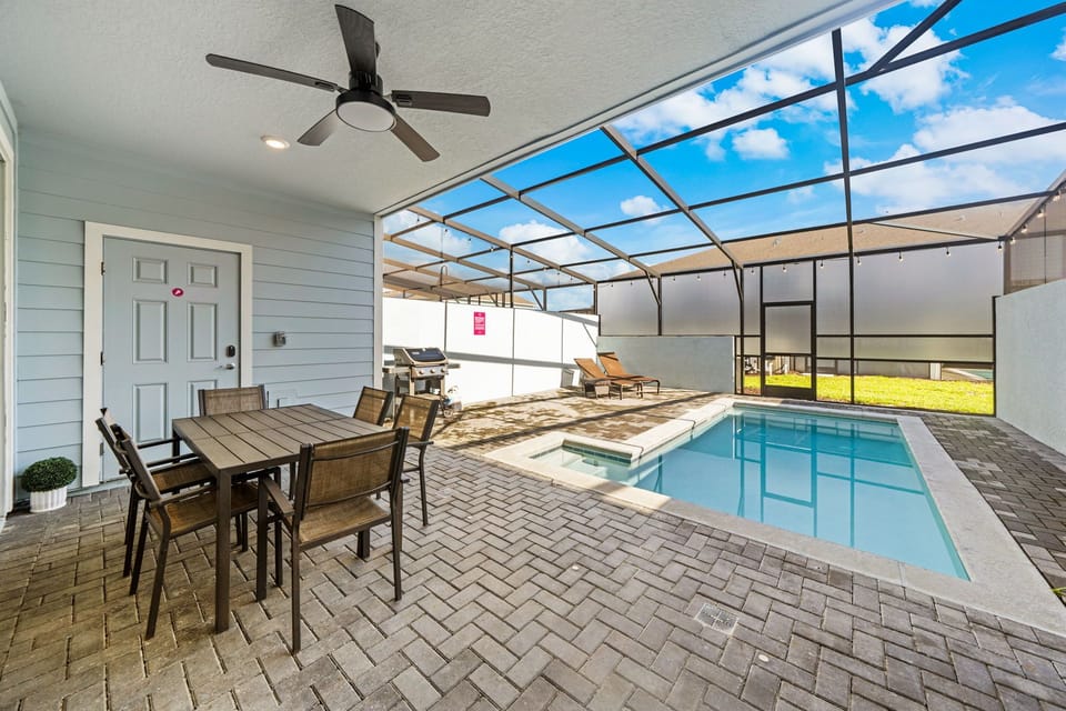 Sunshine, Relaxation, and Poolside Comfort