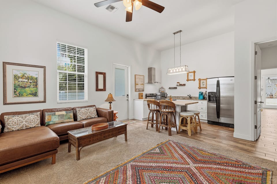 Living Room + Kitchen-Downstairs