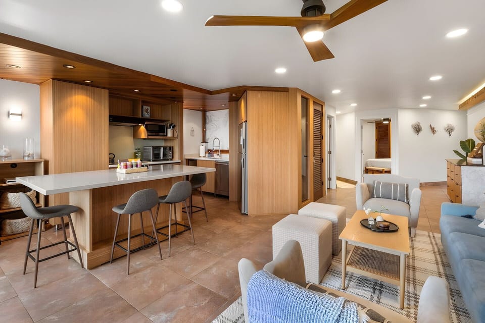 Open-Plan Kitchen And Living Area