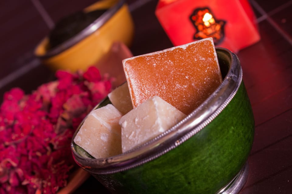 Steam room, Turkish bath, body scrubs, massage/treatment rooms