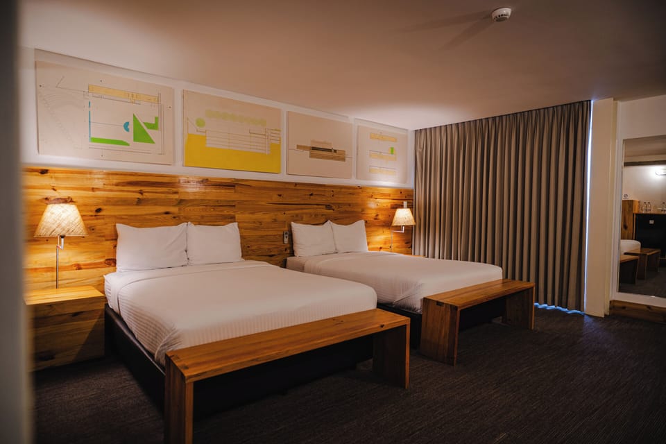 Classic Quadruple Room, Balcony | Desk, laptop workspace, blackout drapes, iron/ironing board