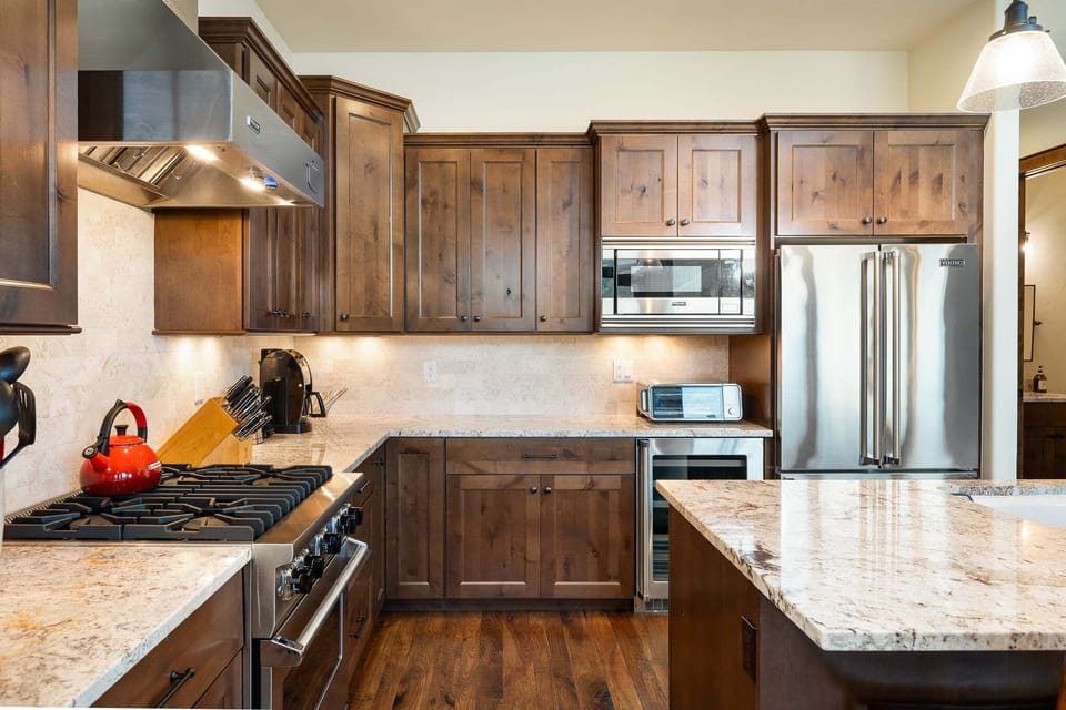 Kitchen with Stainless Steel Appliances