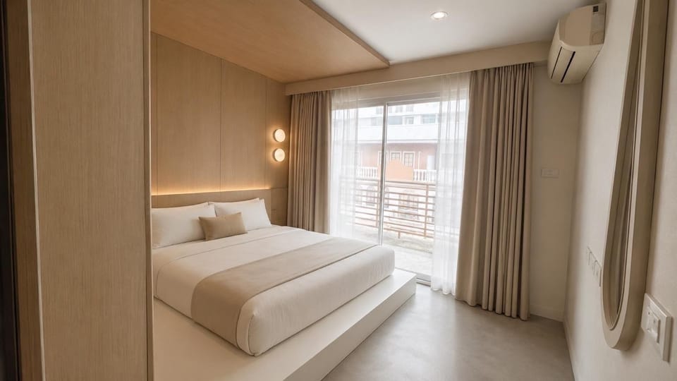 Standard King Room with Balcony | WiFi (free), bed sheets