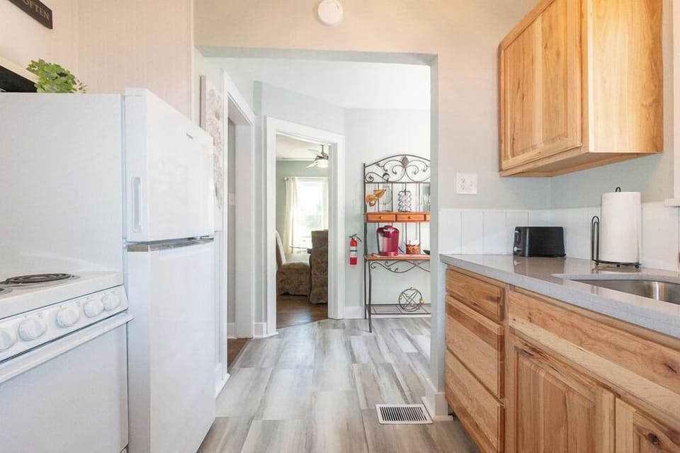 A clean, inviting kitchen designed to make your stay as comfortable as possible.