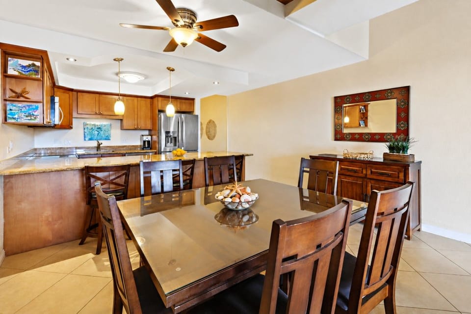 Dining table and chairs