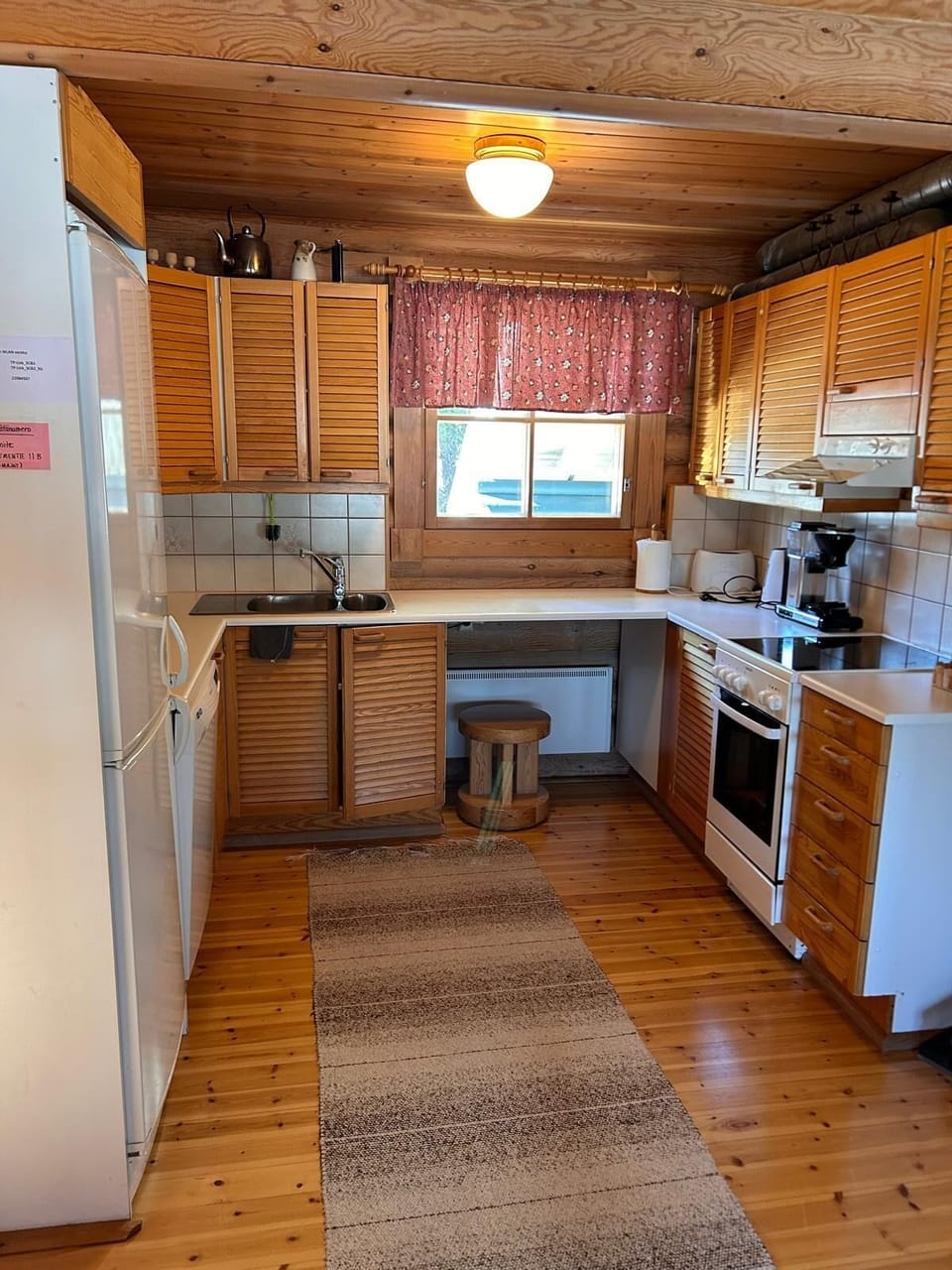 Comfort Cabin, 3 Bedrooms, Lake View, Lakeside | Private kitchen | Coffee/tea maker, microwave, oven, stovetop
