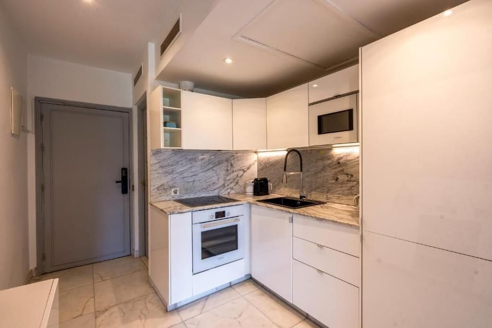 Apartment, Balcony, City View | Private kitchen