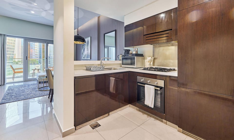 Superior Apartment, Balcony, Bay View | Private kitchen | Espresso maker, coffee/tea maker, electric kettle