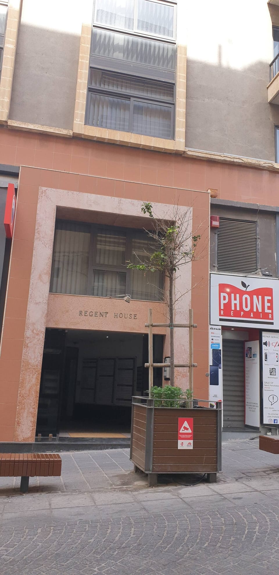 Entrance to Block