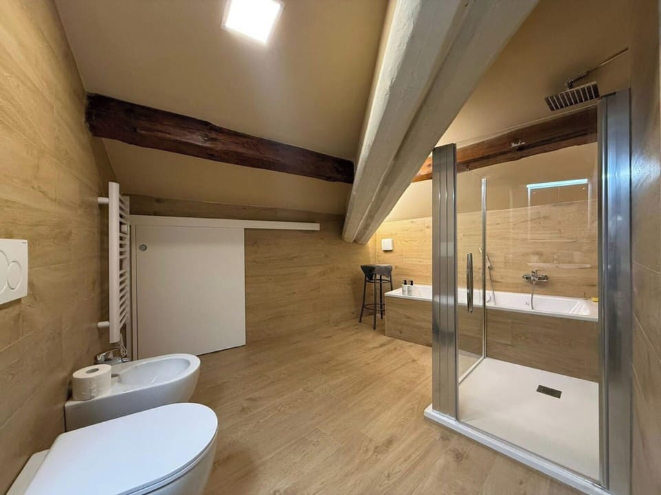 Flooring, Interior Design, Ceiling, Floor, Plumbing Fixture, Bathroom, Room, Plumbing, Light Fixture, Tile