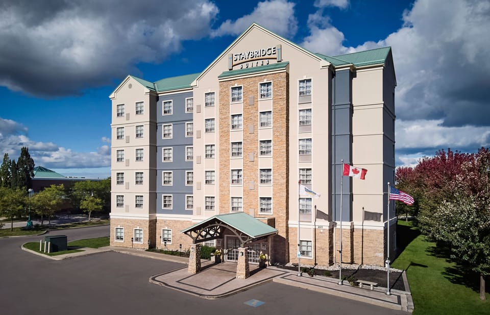 Multi-storey property exterior with a well-maintained façade.