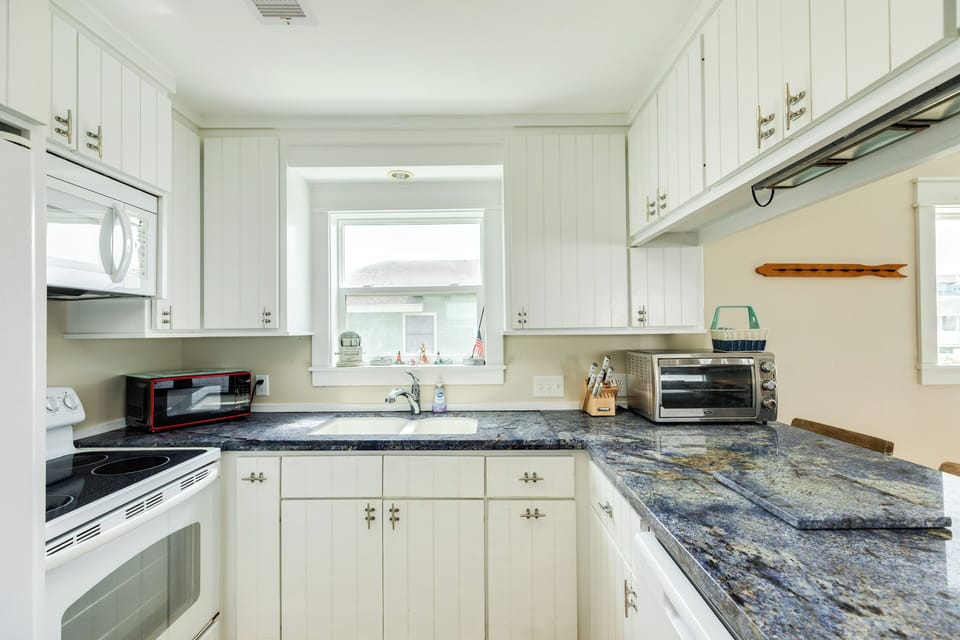 Plenty of counter space to prep meals for the group
