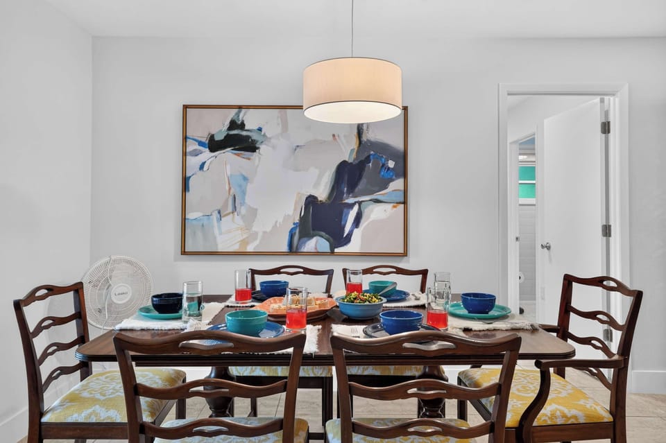 Dining Room with seats for everyone.