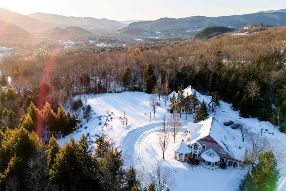 Wake up to mountain sunrises and fresh air