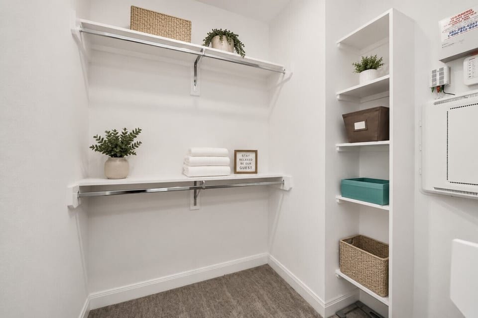 Spacious Walk-In Closet