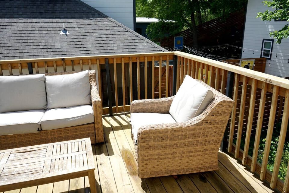 Upstairs patio