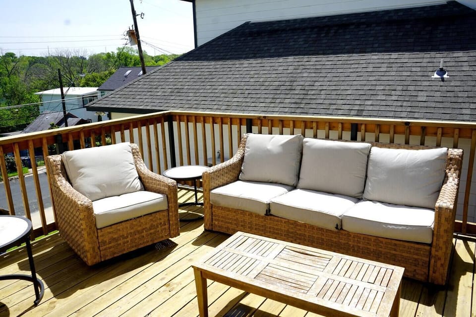 Upstairs patio