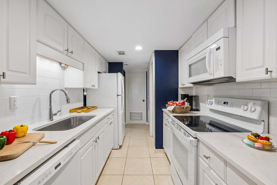 Fully equipped kitchen for all your culinary needs