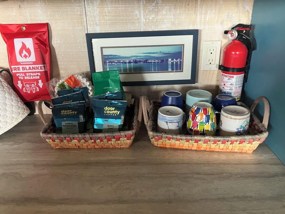 Coffee and tea for your enjoyment