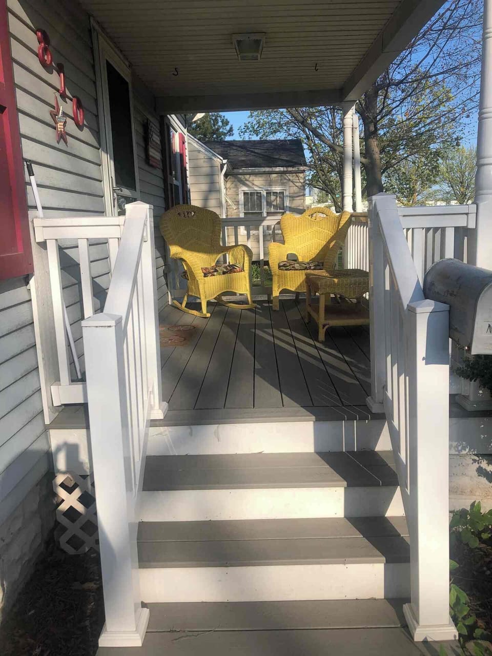 Covered front porch