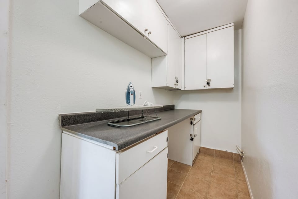 iron and board area