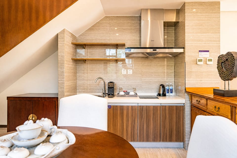 Yue Cloud One-Bedroom Villa(Single Courtyard) | Private kitchen | Mini-fridge