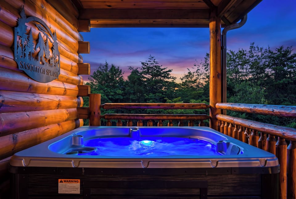 Star Gazing in the Hot Tub
