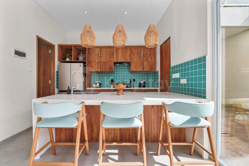 Villa, 3 Bedrooms, Resort View | Private kitchen | Coffee/tea maker, full-size fridge, microwave, oven