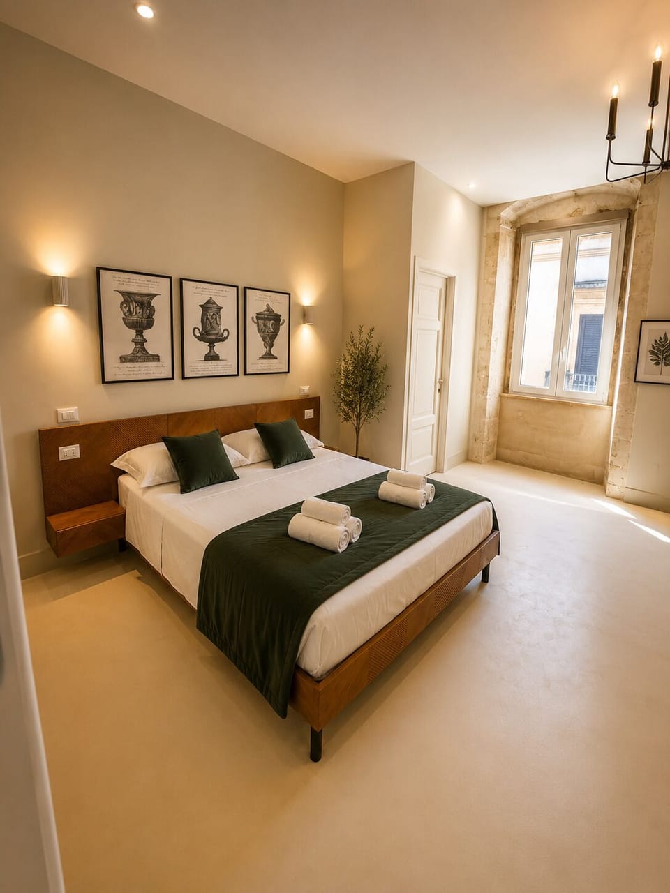 Deluxe Quadruple Room | Minibar, in-room safe, desk, laptop workspace