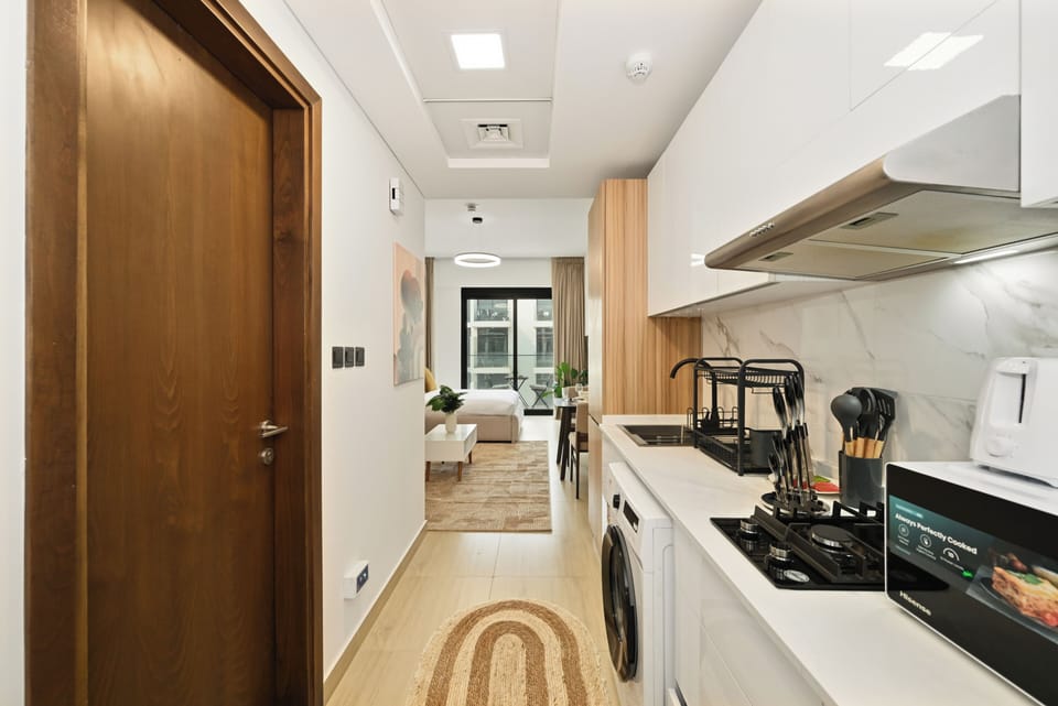Apartment, Balcony | Private kitchen