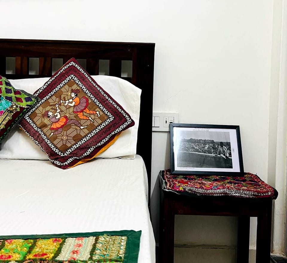 4 Bed Non AC Dormitory | Desk, laptop workspace, WiFi (free)