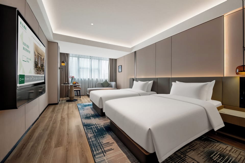 Luxury Double or Twin Room | Down comforters, desk, laptop workspace, WiFi (free)
