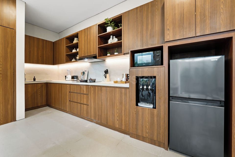 Villa, 2 Bedrooms, Non Smoking | Private kitchen | Coffee/tea maker, full-size fridge, microwave, stovetop