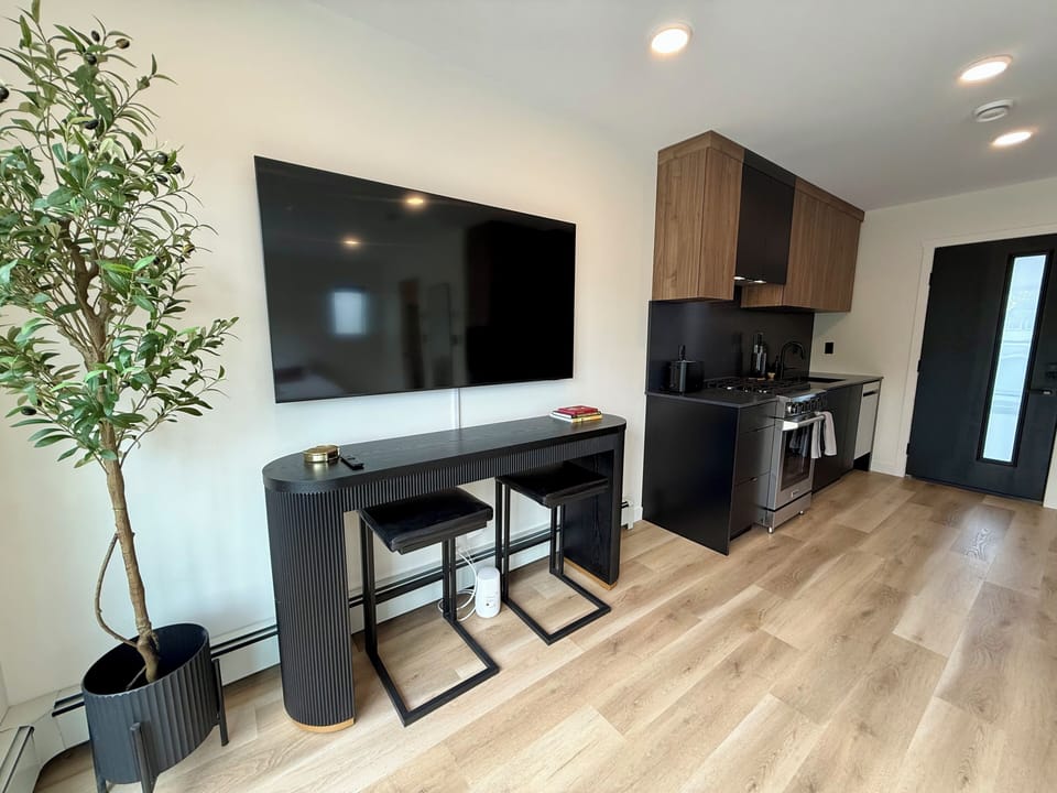 Living room and kitchen 