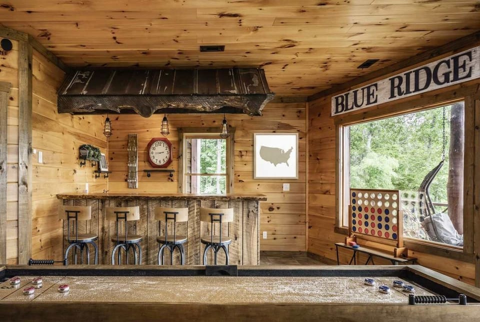 Oversized Connect Four and a fully stocked bar — friendly competition awaits.