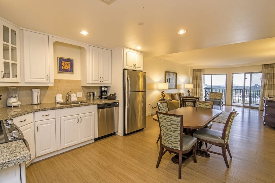Kitchen, Dining & Living • Open Concept Layout