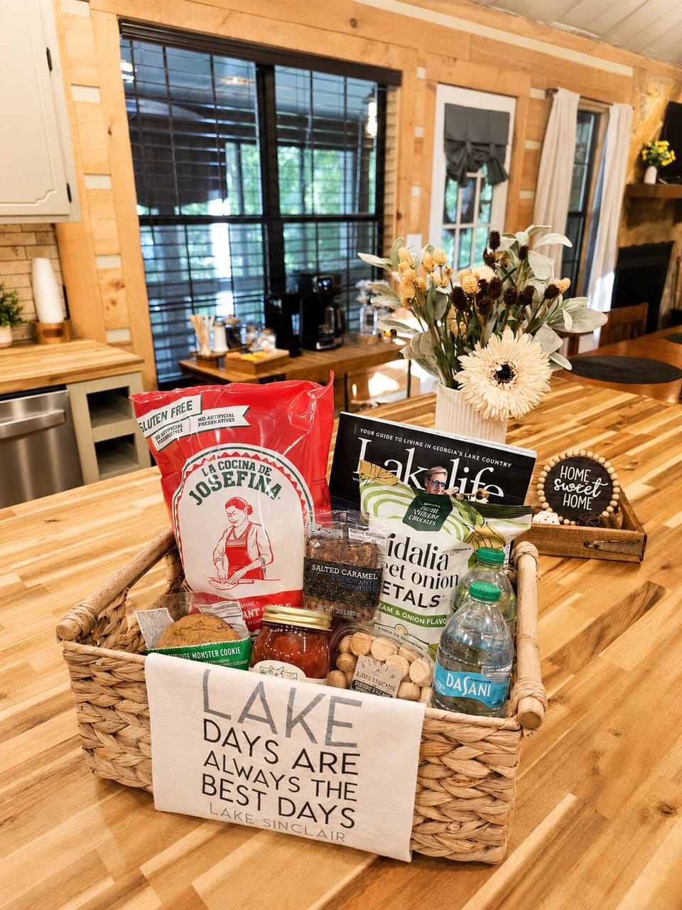 Welcome Basket with Local Favs