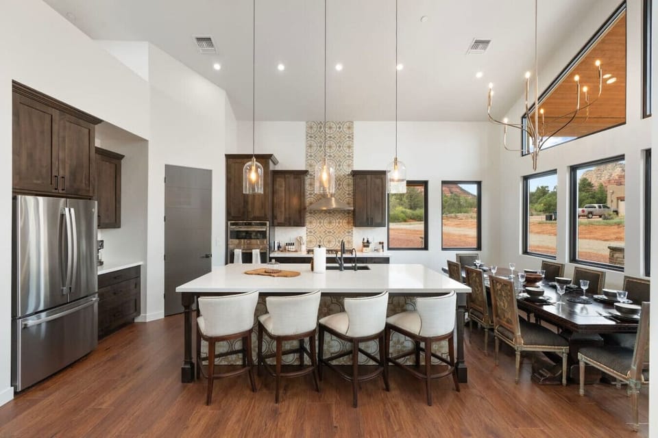 The kitchen.