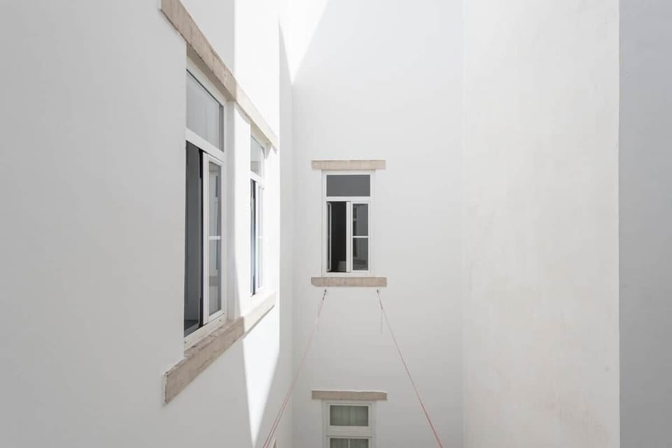 View to inner courtyard from Bedroom 2  