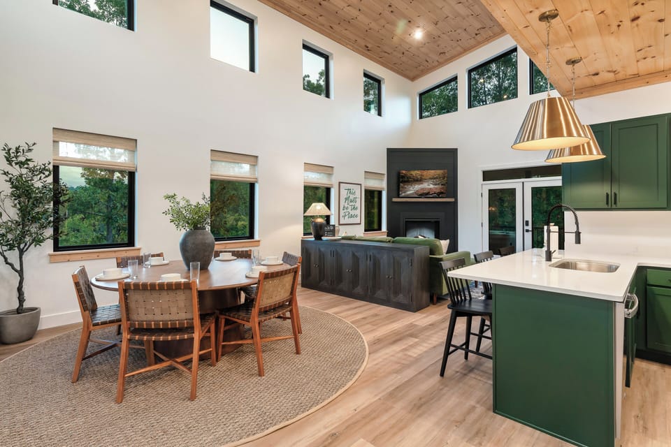 Cook, lounge, and gather together without missing a moment of conversation.