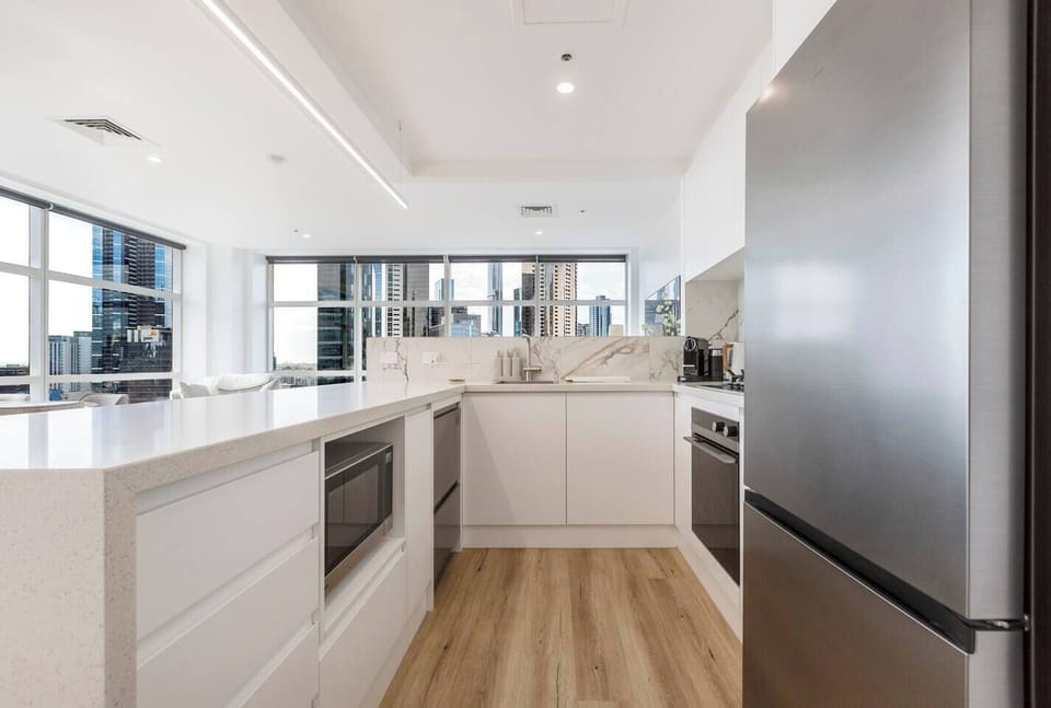 Whip up your favourite meals in the modern kitchen, where modern appliances and thoughtful design make cooking effortless.