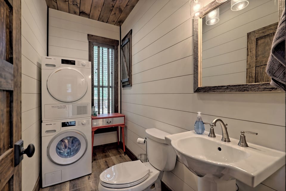 Laundry Room & Shared Half Bath